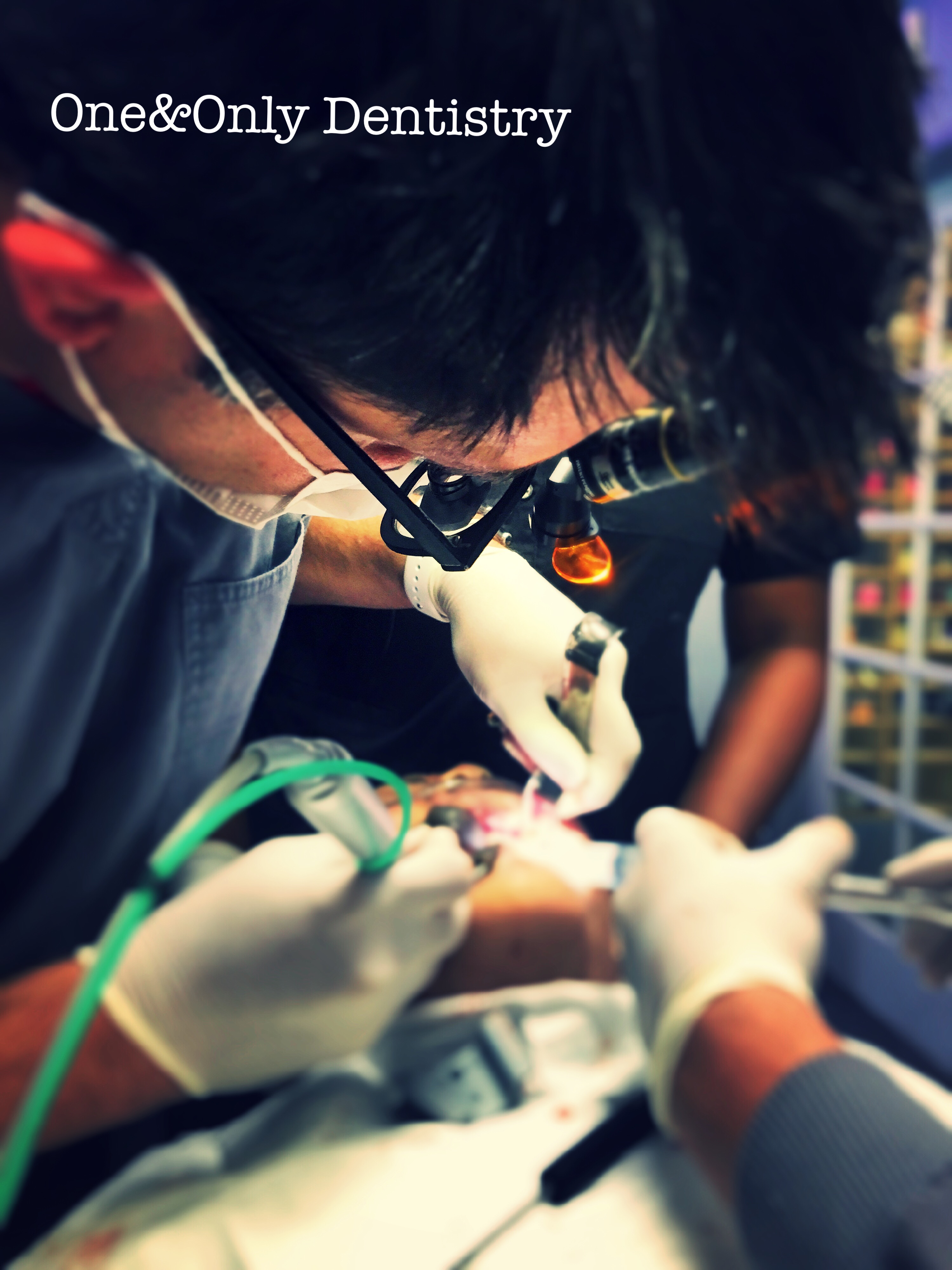 Dr. Benjamin placing a zygomatic dental implant